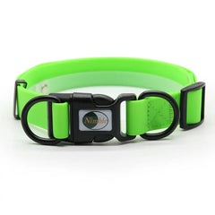 Pet Waterproof Collar: Adjustable Size, Easy to Clean, Customizable ID Tags - Available in Various Colors