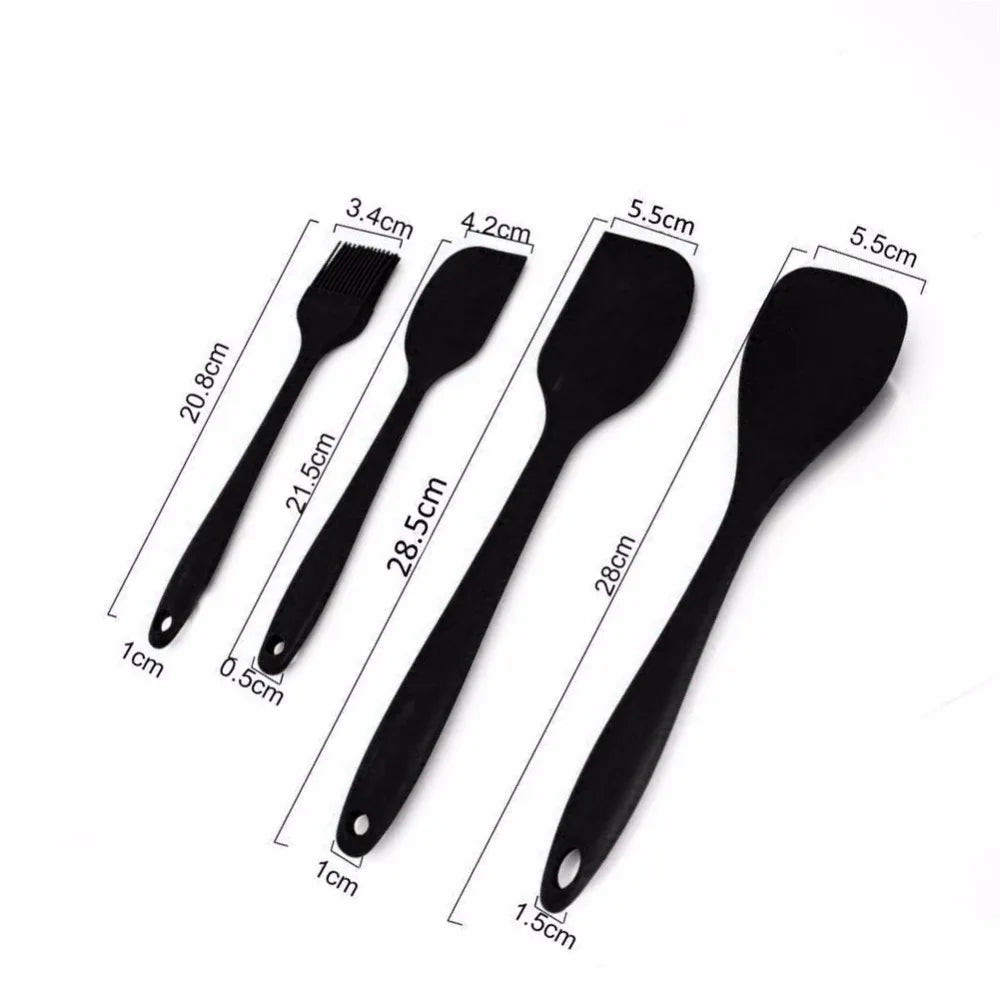 Leeseph 10-Piece Non-Stick Silicone Kitchen Utensil Set - Heat Resistant and Eco-Friendly Cooking Tools