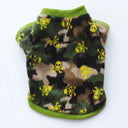 Warm Fleece Skull Print Dog Coat: Stylish Camo French Bulldog Jacket  ourlum.com I XS 