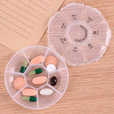 Portable 7-Day Pill Organizer with Travel Storage Case and Multiple Styles  ourlum.com   