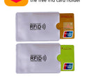 DIENQI Carbon RFID Wallet Male Mini Slim Money Card Holder