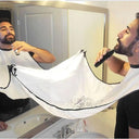 Beard Apron Hair Shave Catcher with Razor Holder Tool