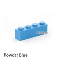 50PCS DIY Thick Building Blocks Bricks for Creative Educational Play  ourlum.com Powder Blue 50pcs  