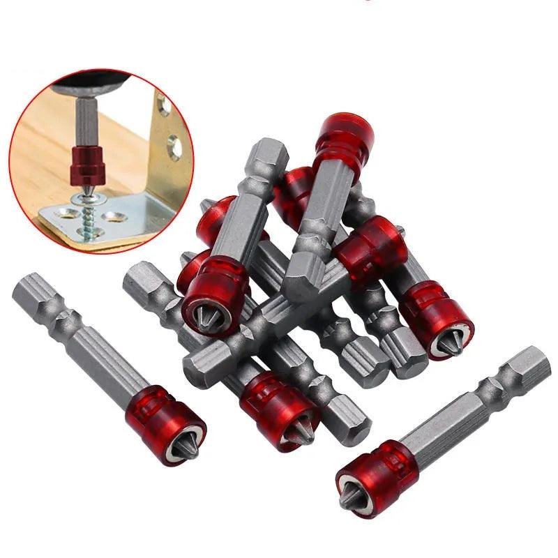 1/4" Red Head Magnetic Driver Hex Shank Screw Tool Set: Efficient Bit Changes & Versatile Accessories  ourlum.com 1Pcs  