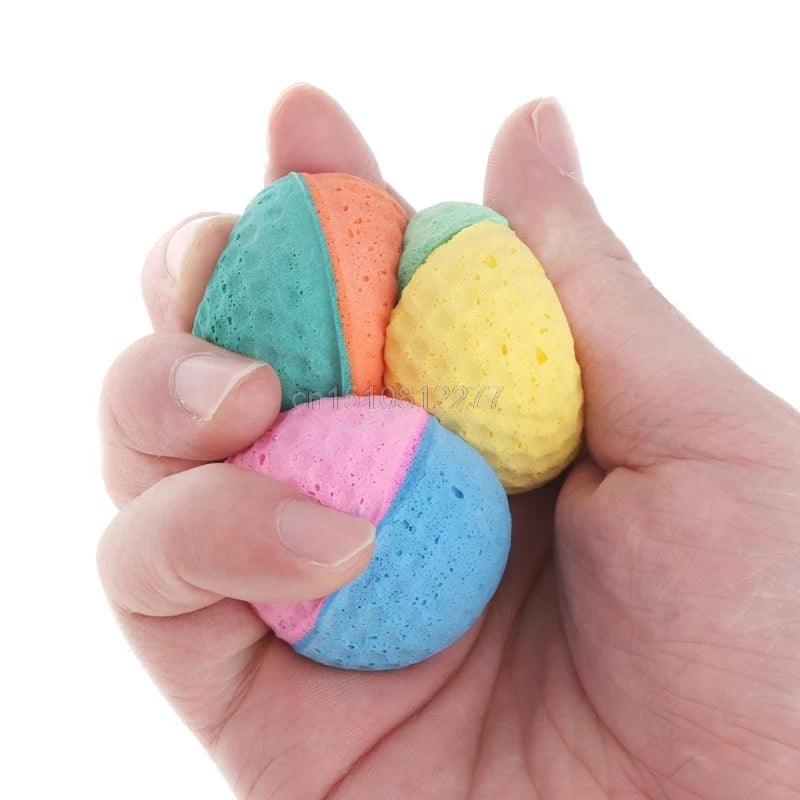 Pet Toy Latex Balls: Vibrant Chew for Dogs Cats - Interactive Fun & Attractive Design  ourlum.com   