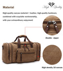 MARKROYAL Canvas Travel Bags Large Capacity Duffel Bag