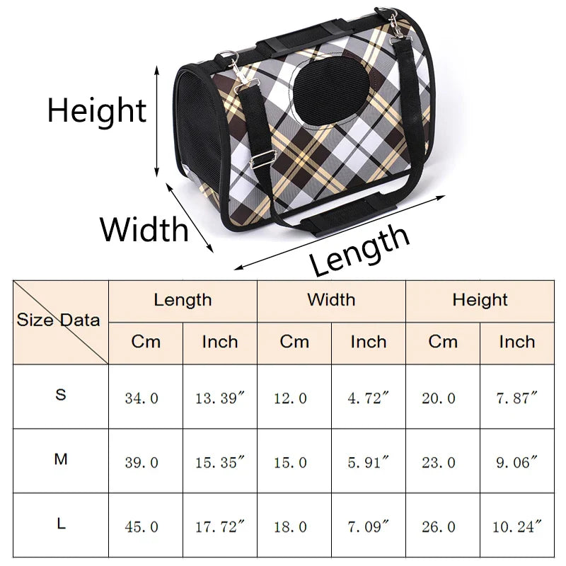 Breathable Dog Carrier for Small Pets: Portable Travel Bag for Cats & Dogs  ourlum.com   