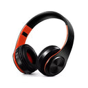 Bluetooth Stereo Headphones: Enhanced Sound Quality & SD Card Compatibility  ourlum.com Black orange CHINA 