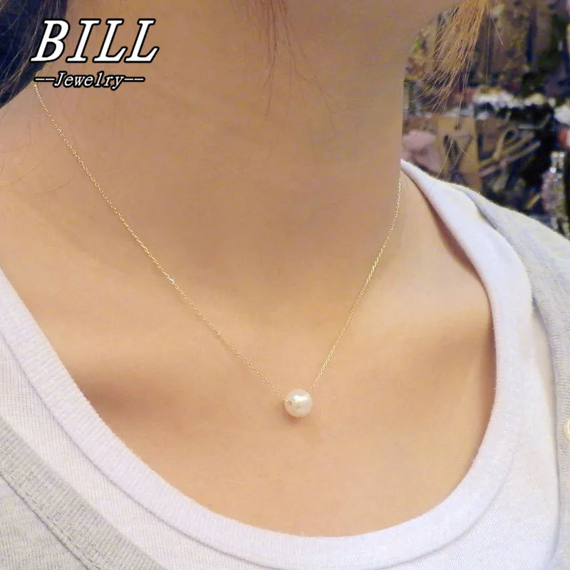 N134 Hot Selling Style Fashion Cheap Super Sweet imitation Pearl Ball Droplets Pendants necklaces Jewelry Accessories For Women