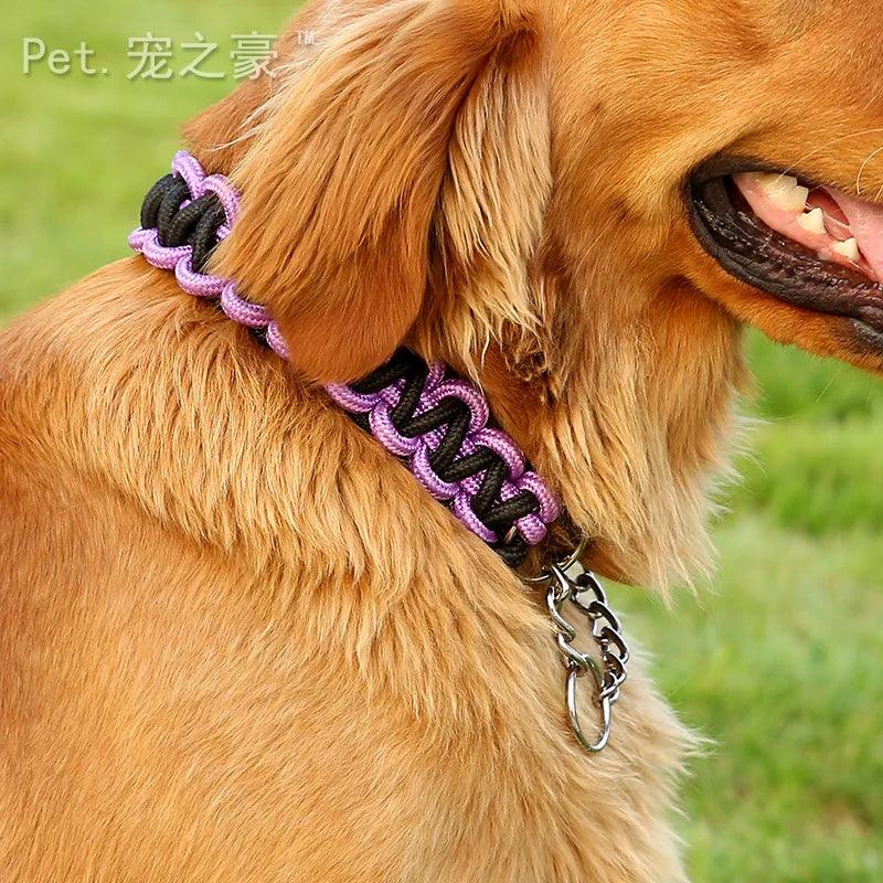 German Shepherd Leather Dog Collar: Stylish Adjustable Pet Accessory  ourlum.com   