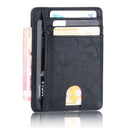 RFID Blocking Leather Wallet Stylish Card Holder Purse Gift