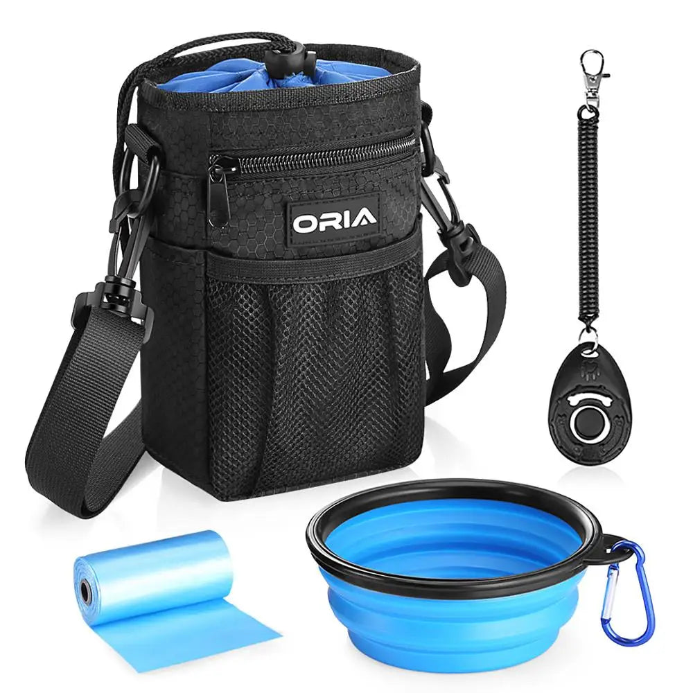 ORIA Dog Training Pouch with Waste Bag Dispenser & Accessories  ourlum.com   