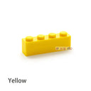 50PCS DIY Thick Building Blocks Bricks for Creative Educational Play  ourlum.com Yellow 50pcs  