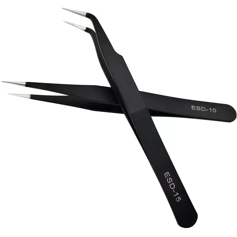 Professional Precision Eyelash Extension Tweezers Set for Flawless Lash Application