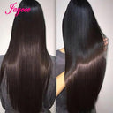 Brazilian Bone Straight Hair Bundle Set Luxe Human Hair Kit