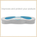 Orthopedic U-Shaped Memory Foam Seat Cushion with Gel Pad