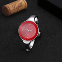 Crystal Bracelet Wristwatch Stylish Stainless Steel Timepiece