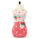 Cartoon Pet Dog Sweater: Stylish Winter Clothing for Small Breeds  ourlum.com Pink Strawberry 6 United State