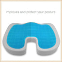 Orthopedic U-Shaped Memory Foam Seat Cushion with Gel Pad