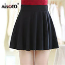 ALSOTO Elastic Waist Midi Skirt Effortless Style Upgrade