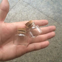 50pcs 10ml 15ml 20ml 25ml 30ml 40ml Glass Bottles with Cork