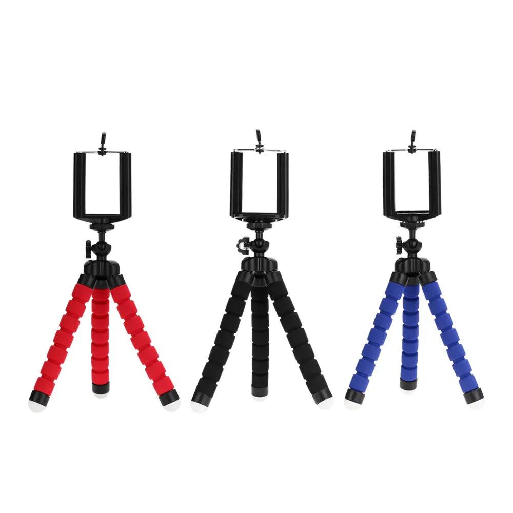 Octopus Mobile Camera Tripod: Flexible Holder with Bluetooth Capture  ourlum.com   