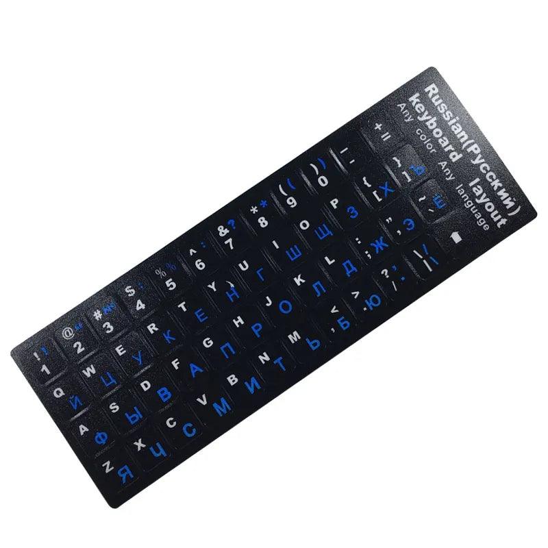 Russian Keyboard Stickers for Notebook Computer Desktop - Language Translation Solution  ourlum.com   