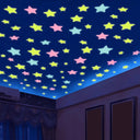 3D Glow Stars Wall Stickers - Magical Luminous Home Decor  ourlum.com   