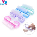 10 Pcs/Lot Acrylic Nail Brush 4 Color Nail Art Manicure Pedicure Soft Remove Dust Plastic Cleaning Nail Brushes File Tools Set  ourlum.com   