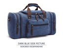 MARKROYAL Canvas Travel Bags Large Capacity Duffel Bag