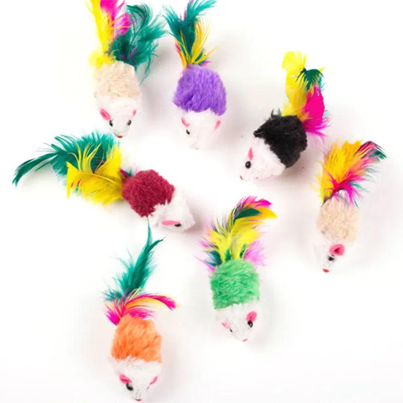 Cute Feather Cat Toys: Interactive Training Supplies for Pets  ourlum.com   