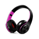 Bluetooth Stereo Headphones: Enhanced Sound Quality & SD Card Compatibility  ourlum.com Black rose Russian Federation 