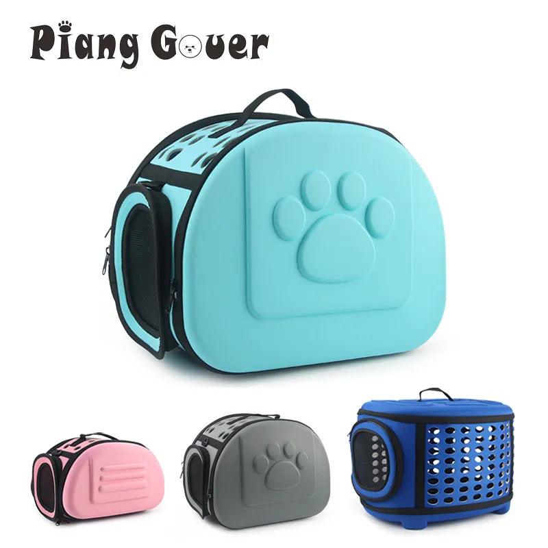 Pure Color Portable Pet Carrier: Stylish Travel Bag for Cats and Dogs  ourlum.com   