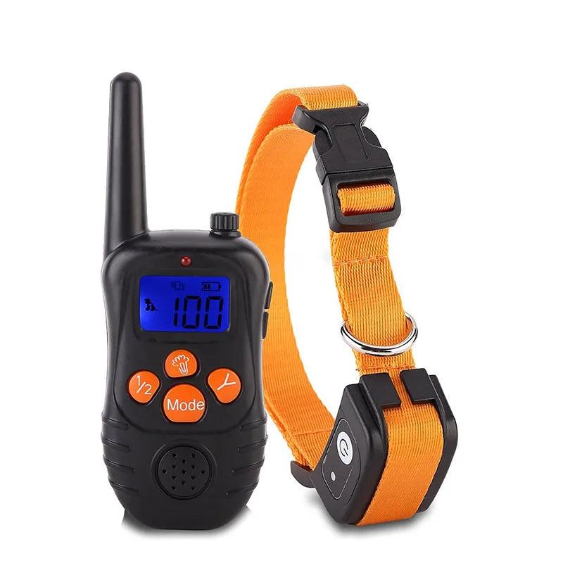 Electronic Dog Training Collar: Advanced Remote LCD Screen Rechargeable Pet Collar  ourlum.com   