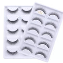 New Full 5 Pairs one box 3D Mink Hair False Eyelashes Natural Thick Long Eye Lashes Wispy Makeup Beauty Extension Tools H13  ourlum.com   