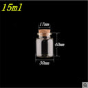 50pcs 10ml 15ml 20ml 25ml 30ml 40ml Glass Bottles With Cork