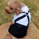 Pet Clothes Puppy Dog Tuxedo Suit Bow Tie Apparel S M L XL XXL