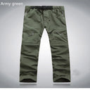 Men Quick Dry Outdoor Pants Removable Hiking Camping Summer Breathable S-XXXL 4 Colors