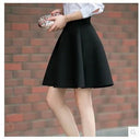 Solid Tutu Skirt Flared Mini for Chic Women Stylish Versatile