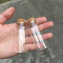 50pcs 10ml 15ml 20ml 25ml 30ml 40ml Glass Bottles with Cork