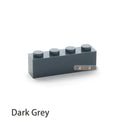 50PCS DIY Thick Building Blocks Bricks for Creative Educational Play  ourlum.com Dark Grey 50pcs  