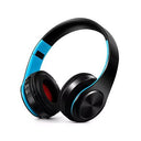 Bluetooth Stereo Headphones: Enhanced Sound Quality & SD Card Compatibility  ourlum.com Black blue Russian Federation 