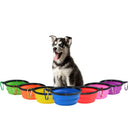 Portable Silicone Dog Bowl: Convenient Travel Feeding Aid