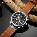 CURREN Men's Chronograph Watch: Stylish Luxury Timepiece for Modern Gentleman  ourlum.com   