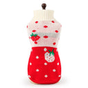 Cartoon Pet Dog Sweater: Stylish Winter Clothing for Small Breeds  ourlum.com Red Strawberry 6 United State