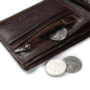 Genuine Leather Men's Wallet with Coin Pocket Stylish Purse