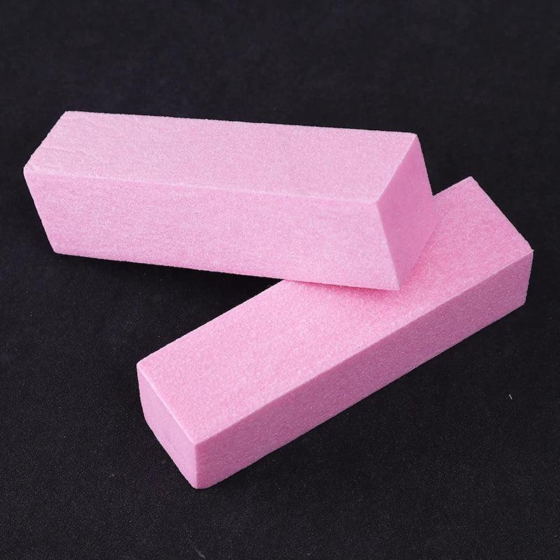 Pink White Buffing Sanding Files Block Pedicure Manicure Care Sponge Nail Art Buffer Grindig Polishing No Hurt Nail Art Tools  ourlum.com   