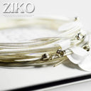 Ziko Acoustic Guitar Strings Set 010 011 012 Silver Plating 6 Strings For Acoustic Guitar Parts Musical Instruments