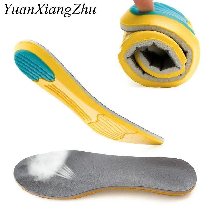Memory Foam Athletic Insoles - Odor Control, Moisture-Wicking Inserts for Running Shoes - Unisex Shoe Cushioning Size 35-45 HD1  ourlum.com   