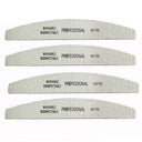 5Pcs/lot Professional Nail Files 100/180 Buffer Double Side Gray Color Curve Banana Nail Art Care Tools High Quality Necok  ourlum.com   